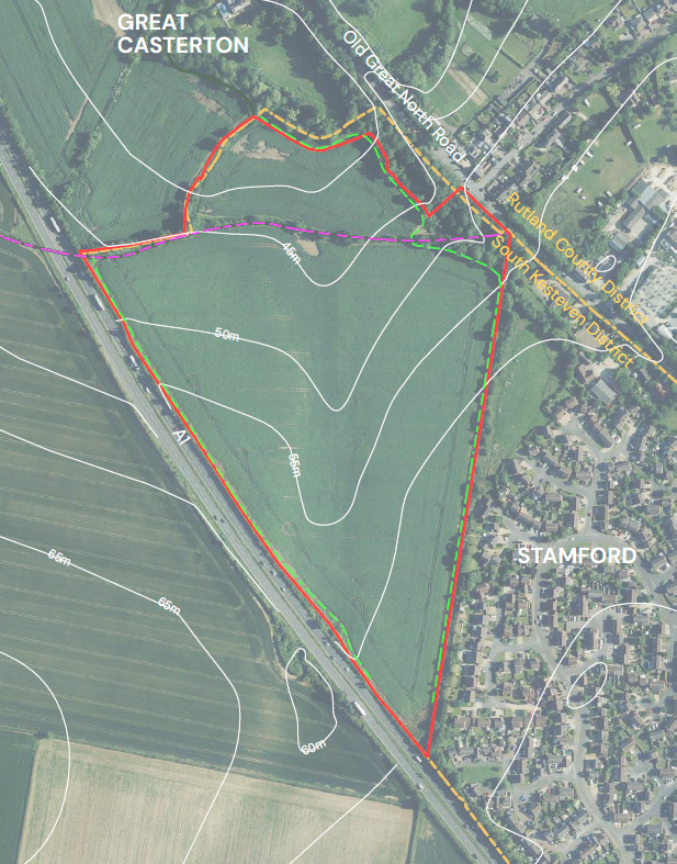 Red line site boundary