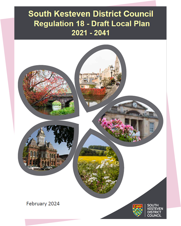 South Kesteven District Council Regulation 18 - Draft Local Plan 2021 - 2041 cover.
